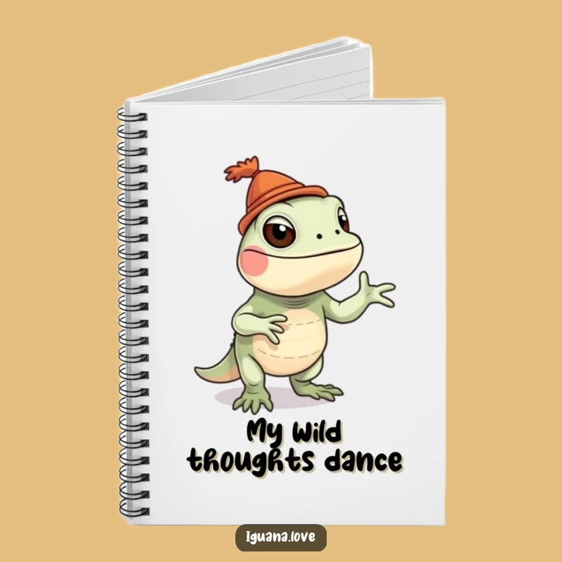 Funny Iguana Notebook: Silly Dance Cover, Perfect for Quirky Notes & Gifts!